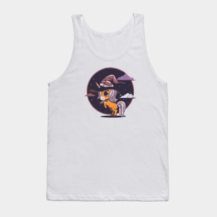 Halloween Cute & Scary Unicorn Tank Top